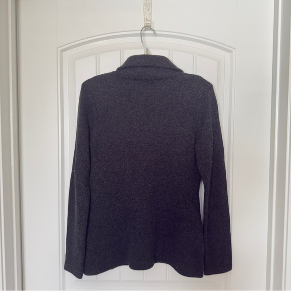 CAbi #621‎ Small Charcoal Button Front Cardigan Casual Office - Picture 2 of 4